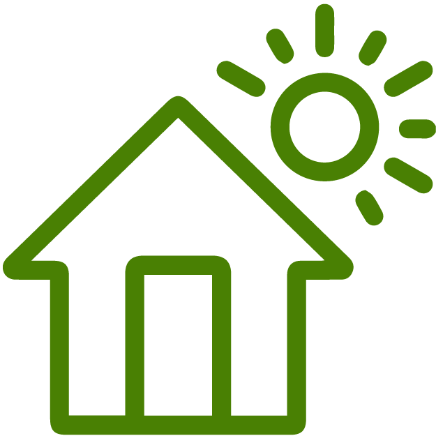 enery efficient home icon