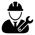 Construction safety icon