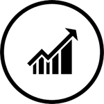 Success rate graph icon