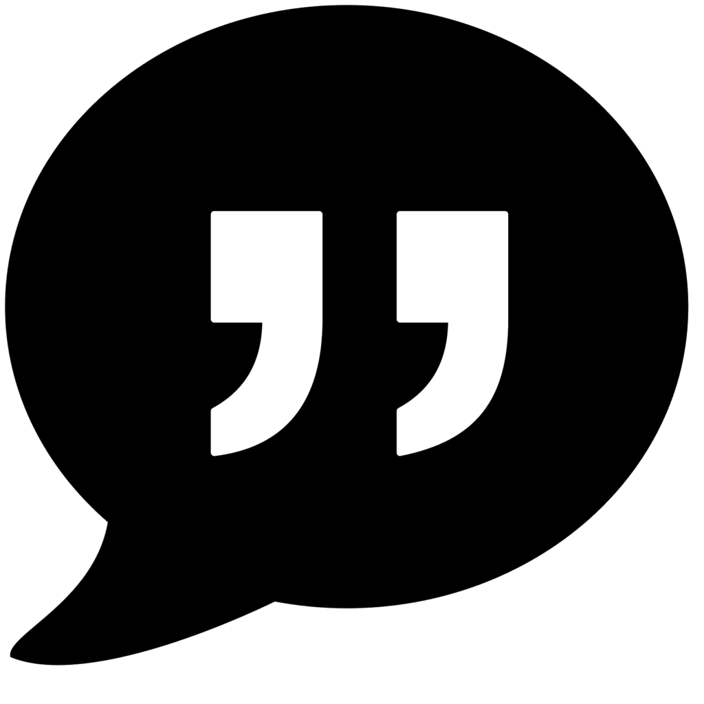 transparent quote icon