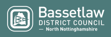 Bassetlaw District Council, representing North Nottinghamshire, styled with an icon and the council's name in bold text.